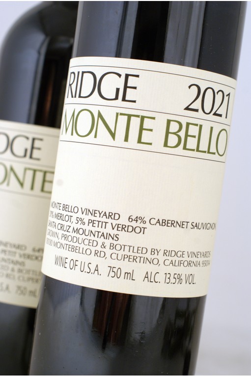Ridge Monte Bello 2021 | Organic 