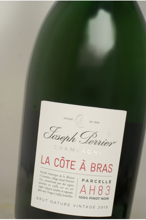 Joseph Perrier C&ocirc;te &agrave; Bras Single Vineyard Blanc de Noirs Brut Nature 2015  