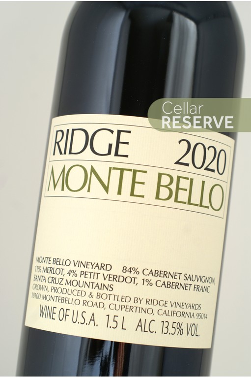 Ridge Monte Bello 2020 | Magnum | Organic 