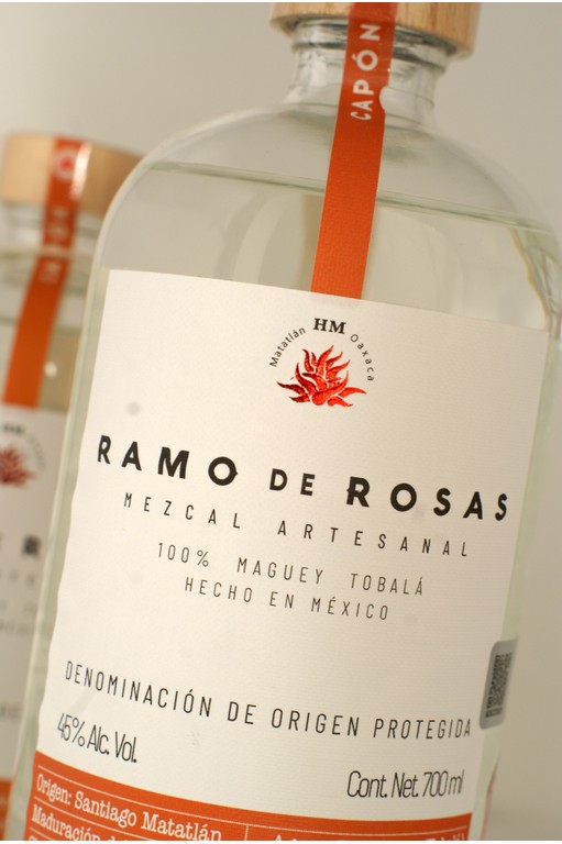 Ramo de Rosas Mezcal Tobala Capon 12 Year Old 